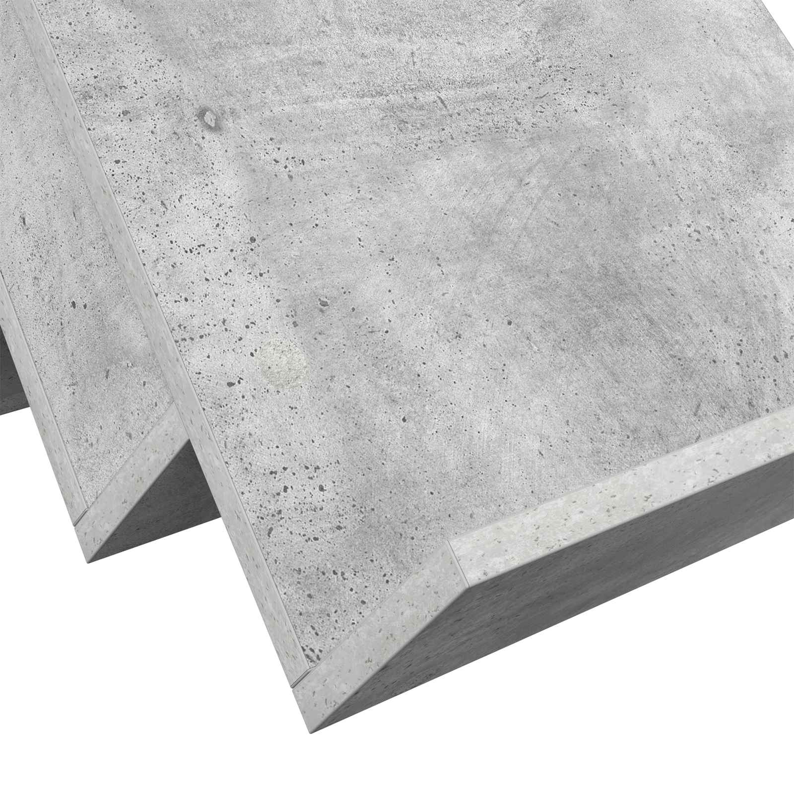 vidaXL Regał na gazety z półką Szary beton 65 x 53 x 28,5 cm