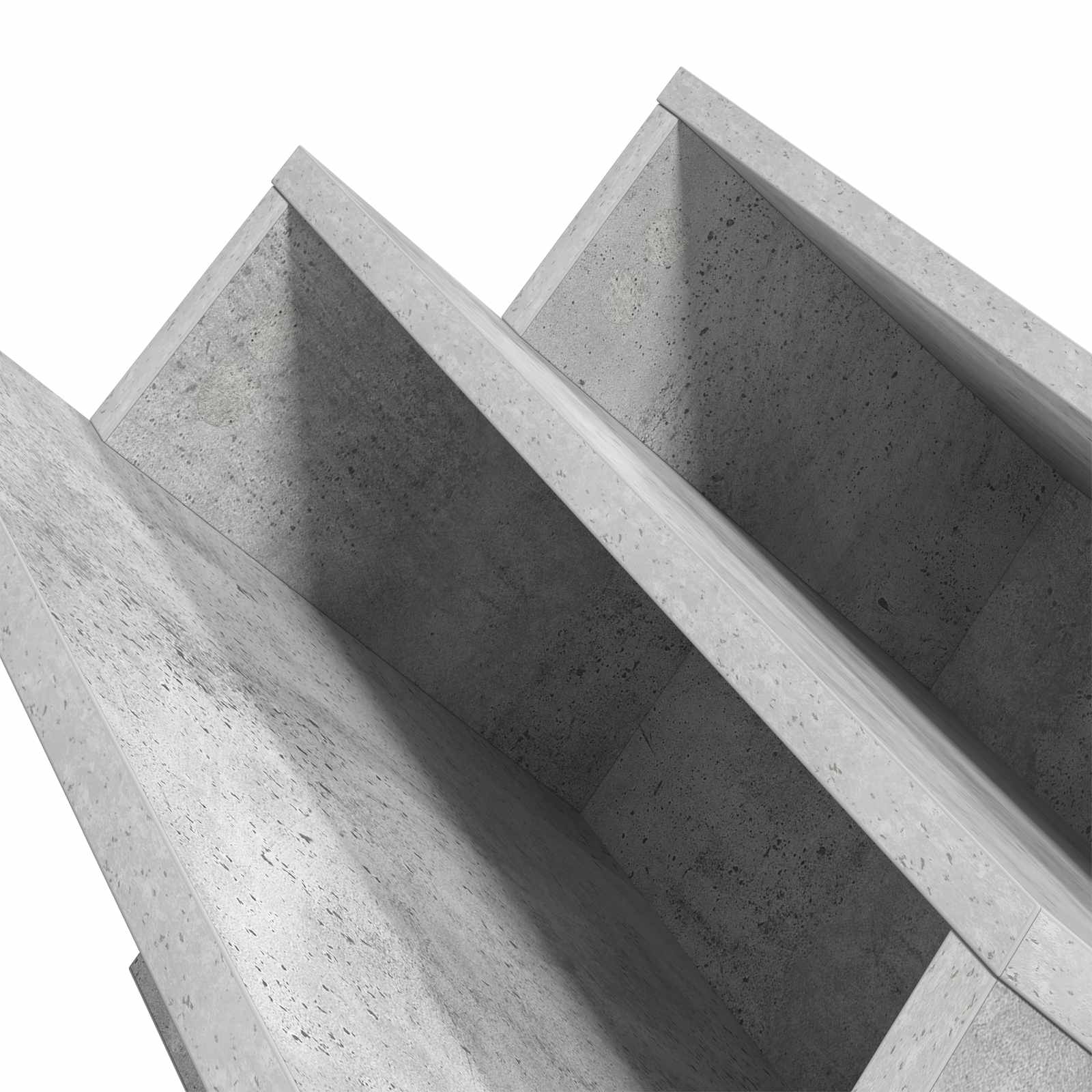 vidaXL Regał na gazety z półką Szary beton 65 x 53 x 28,5 cm
