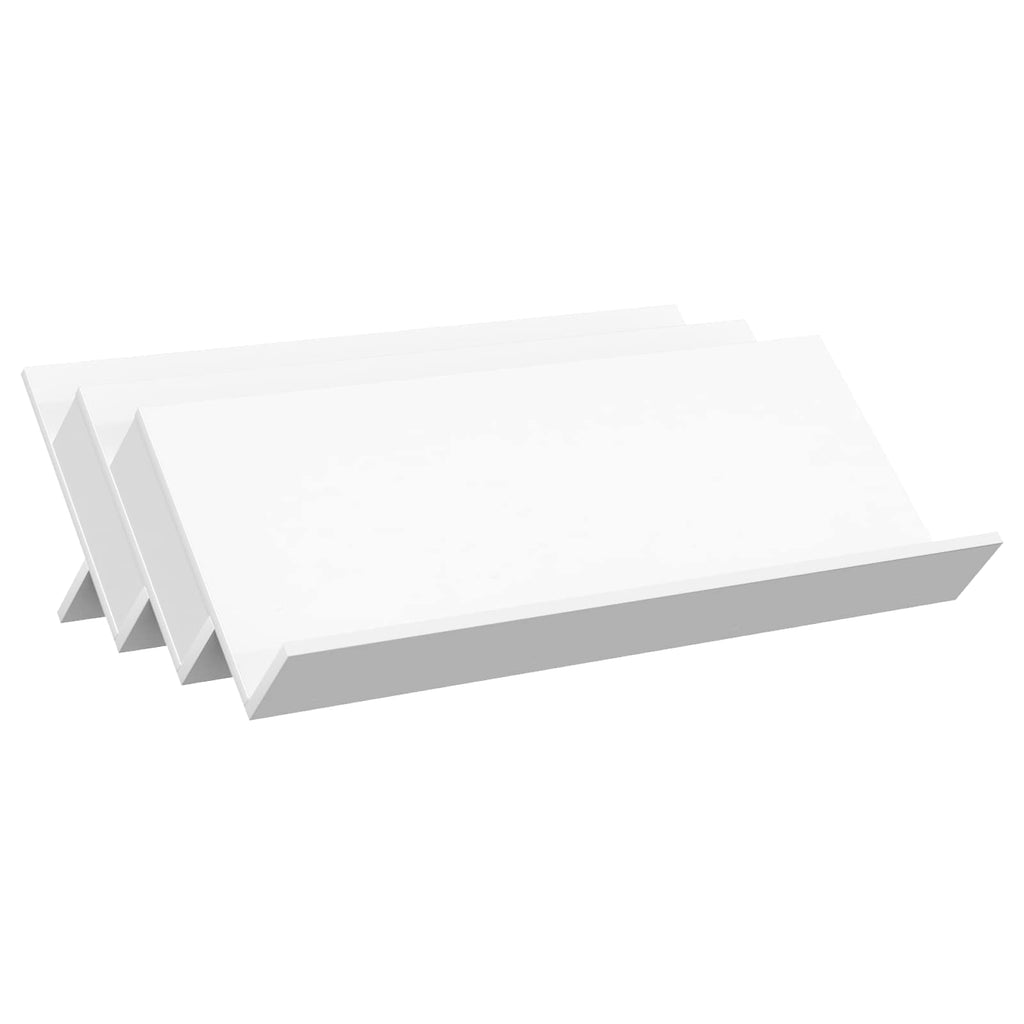 vidaXL Regał na gazety Biały 90 x 53 x 28,5 cm Materiał drewnopochodny