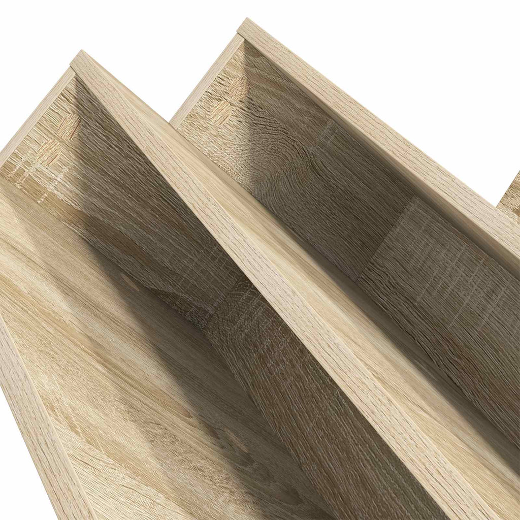 vidaXL Regał na gazety z półką Dąb Sonoma 90 x 53 x 28,5 cm