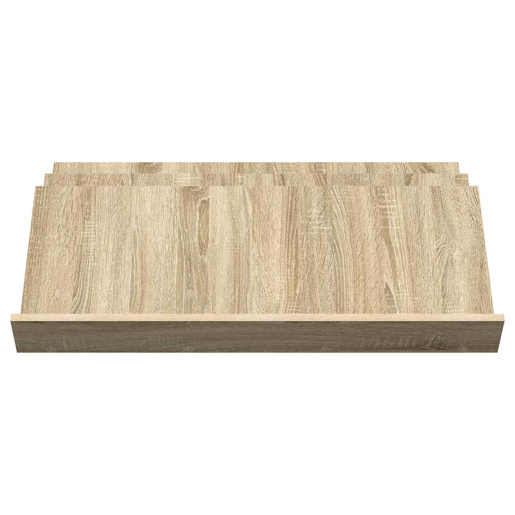 vidaXL Regał na gazety z półką Dąb Sonoma 90 x 53 x 28,5 cm