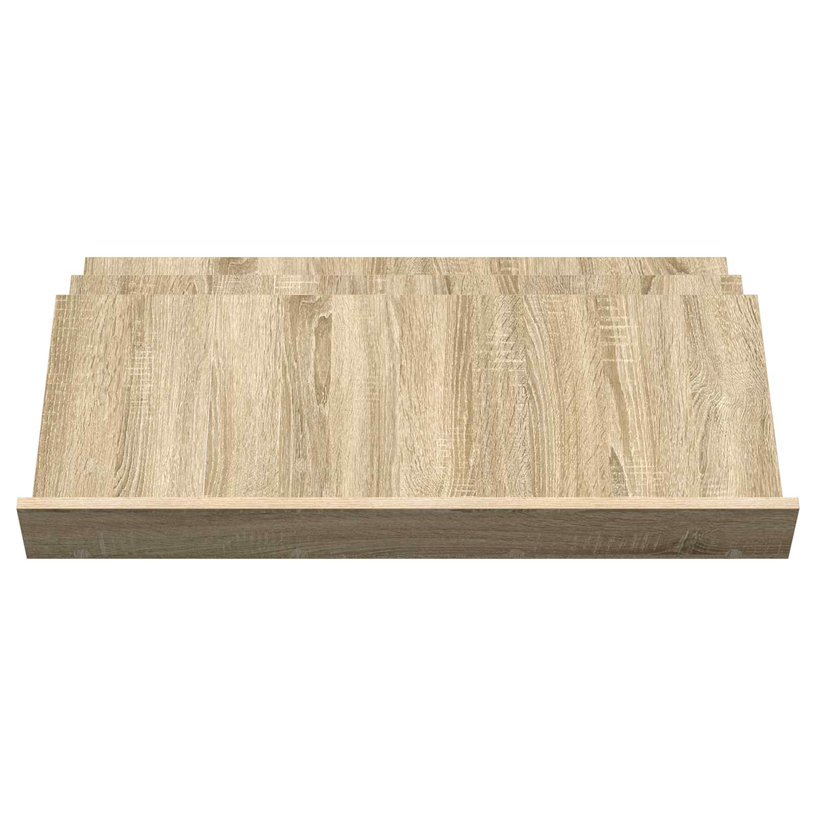 vidaXL Regał na gazety z półką Dąb Sonoma 90 x 53 x 28,5 cm