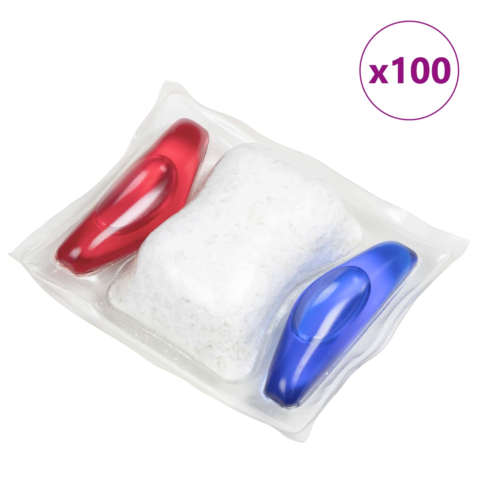 vidaXL Kapsułki Do Zmywarki All-In-One 100 pcs
