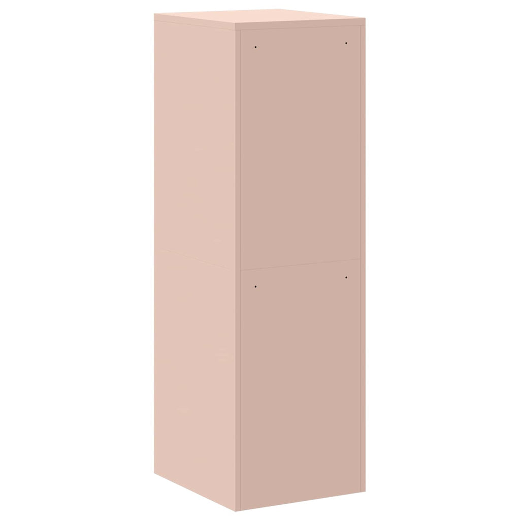 vidaXL Szafka na dokumenty z szufladą 2 pcs Różowy 44 x 50 x 139 cm