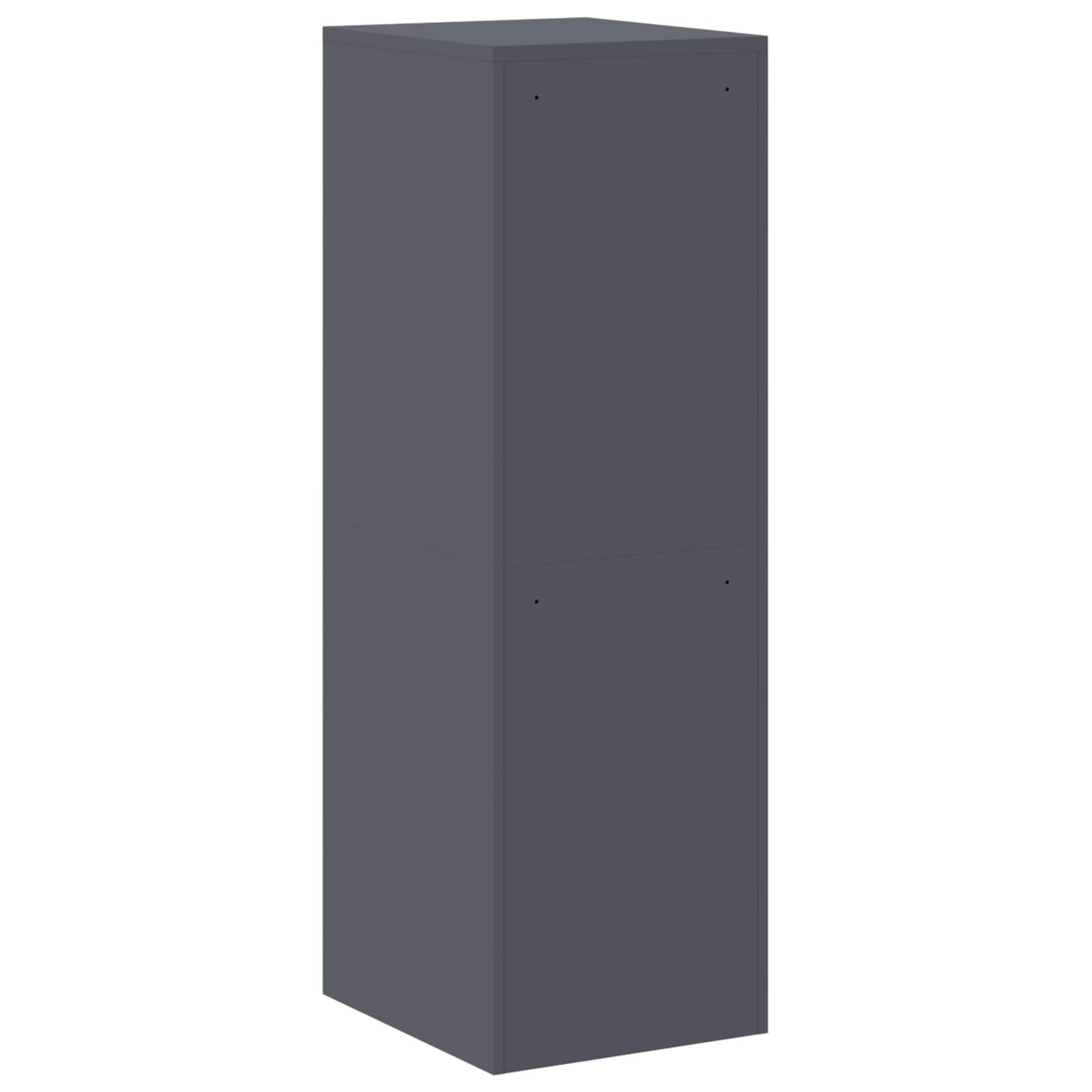 vidaXL Szafka na dokumenty z szufladą 2 pcs Antracyt 44 x 50 x 139 cm