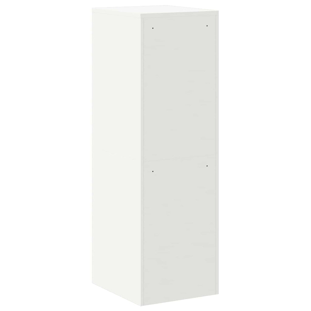 vidaXL Szafka na dokumenty z szufladą 2 pcs Biały 44 x 50 x 139 cm