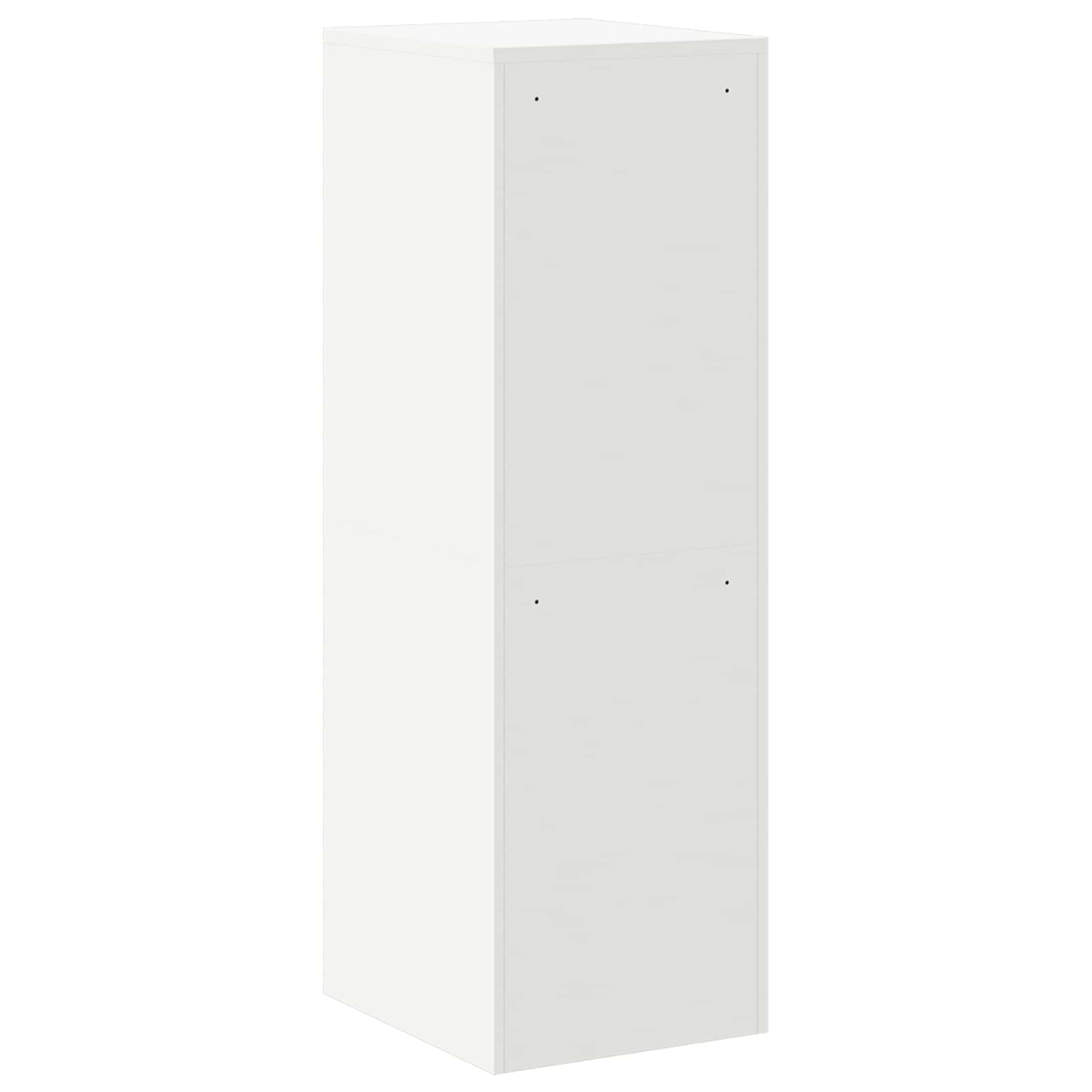 vidaXL Szafka na dokumenty z szufladą 2 pcs Biały 44 x 50 x 139 cm