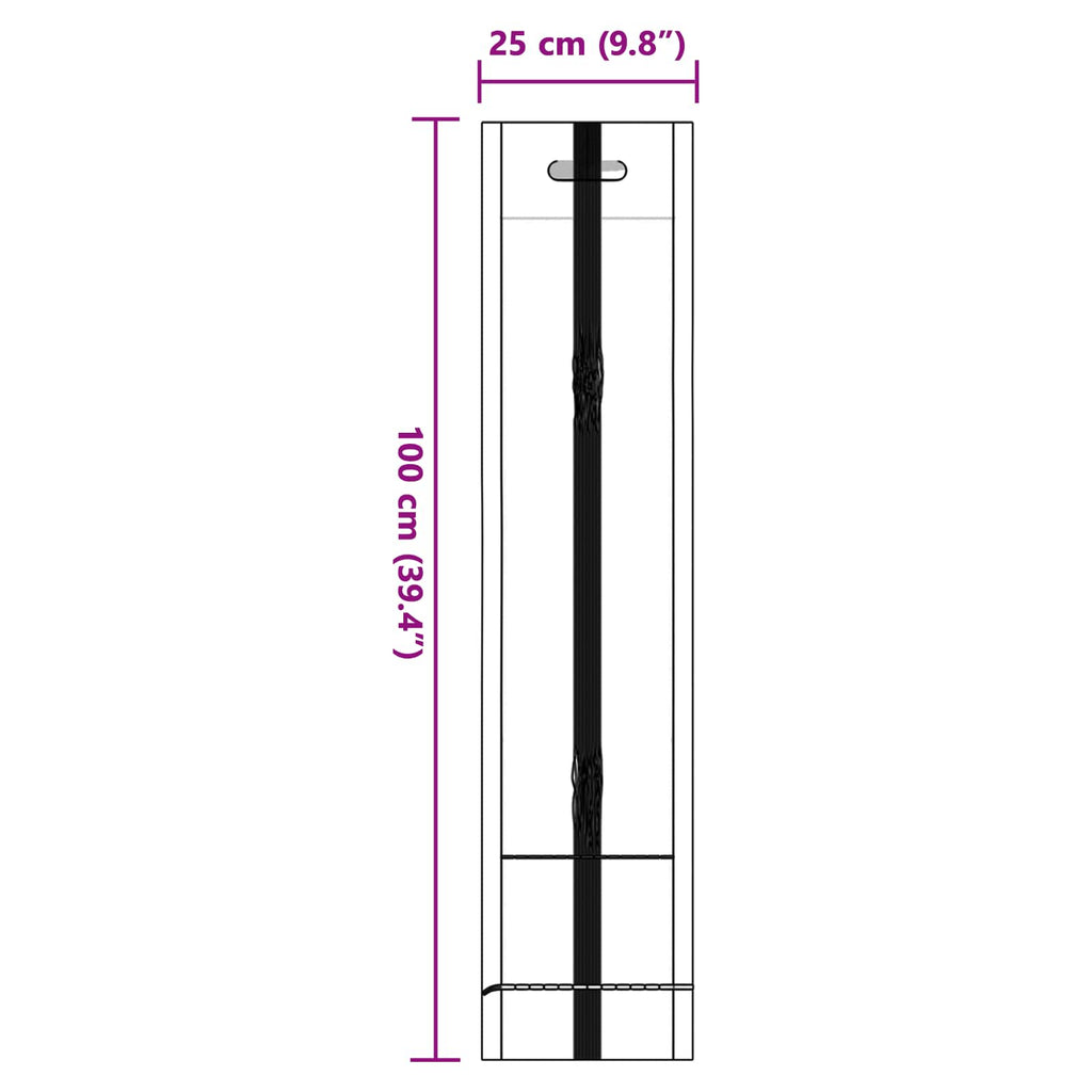 vidaXL Worki z piaskiem 25 pcs Ciemna zieleń 100 x 25 cm HDPE
