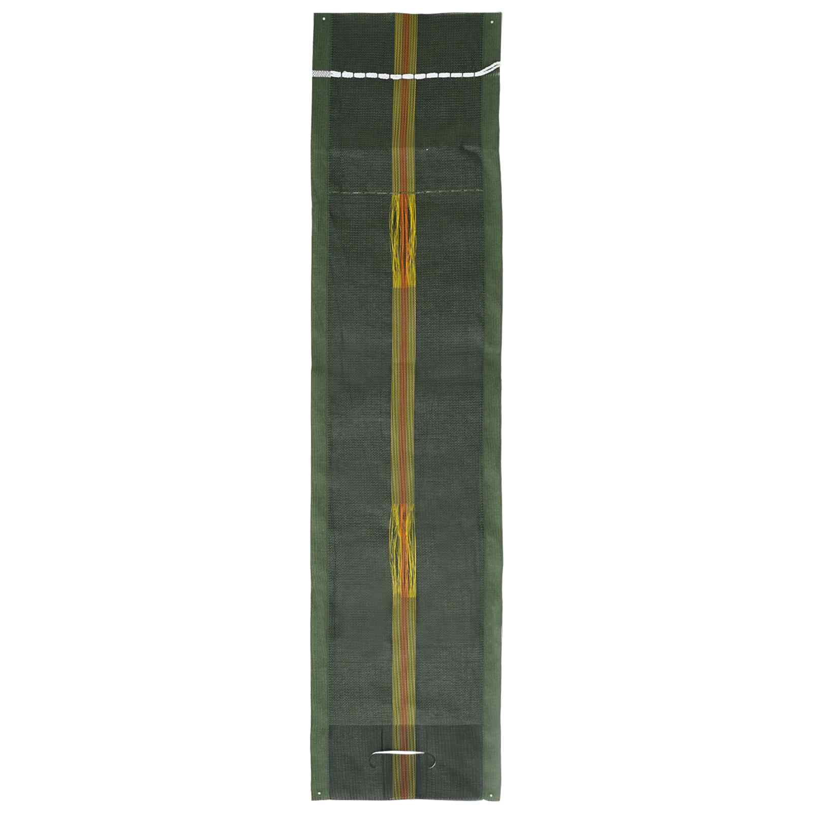 vidaXL Worki z piaskiem 50 pcs Ciemna zieleń 100 x 25 cm HDPE