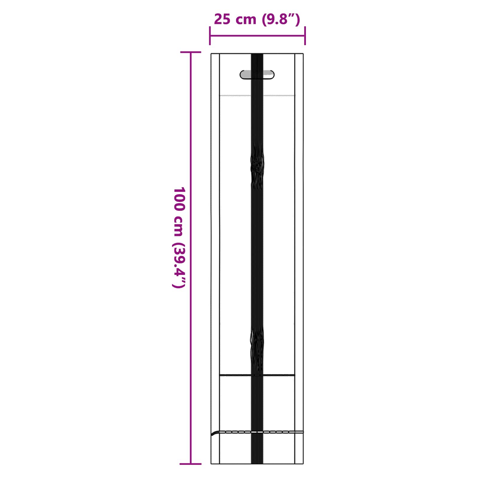vidaXL Worki z piaskiem 100 pcs Ciemna zieleń 100 x 25 cm HDPE
