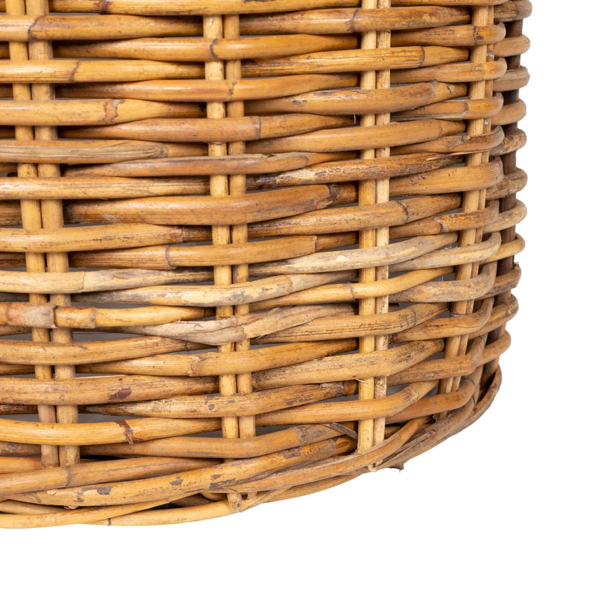 vidaXL Koszyk na rośliny GENDT 3 szt. Naturalny Brąz Rattan Kubu