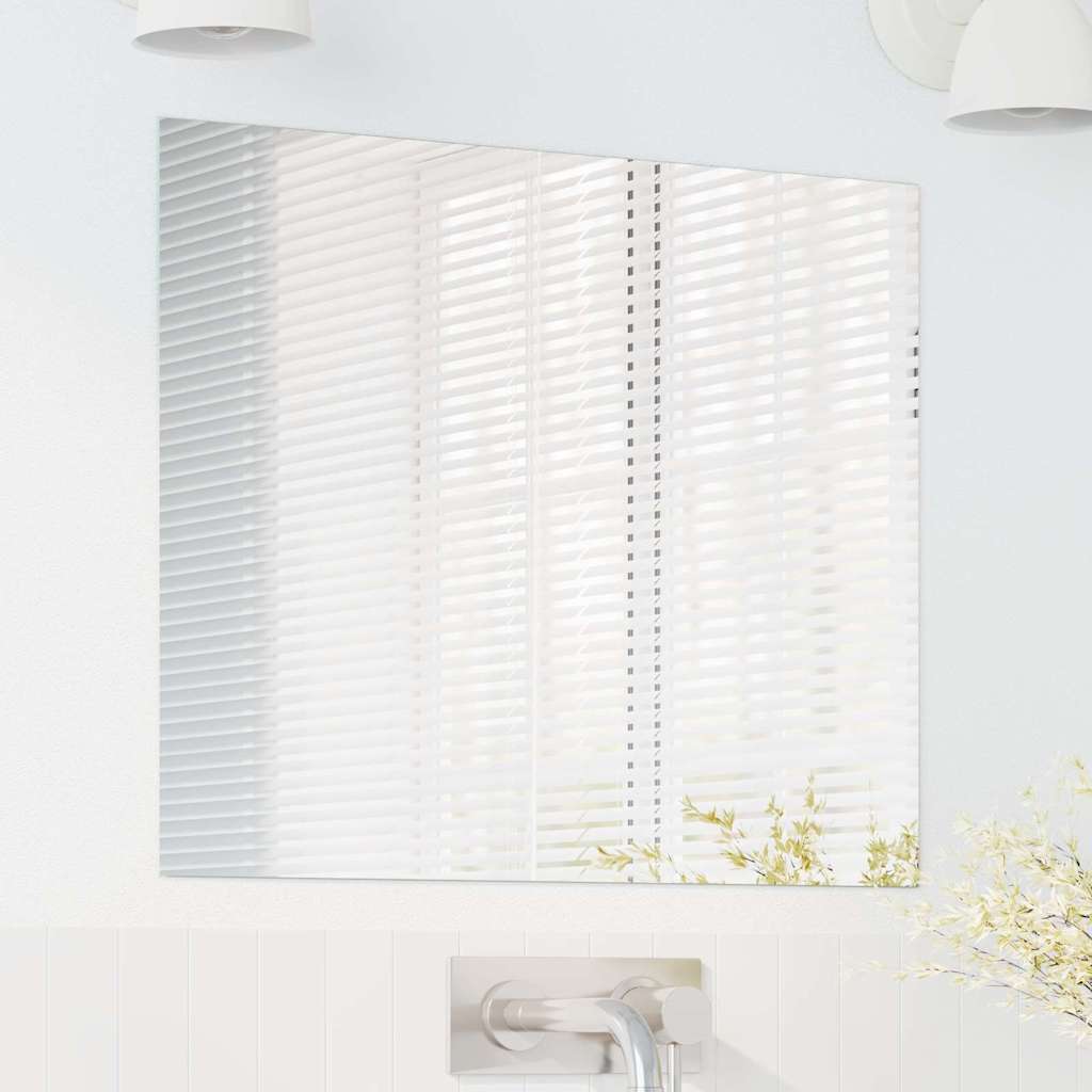 vidaXL Lustro ścienne Kwadrat 60 x 60 cm szkło hartowane