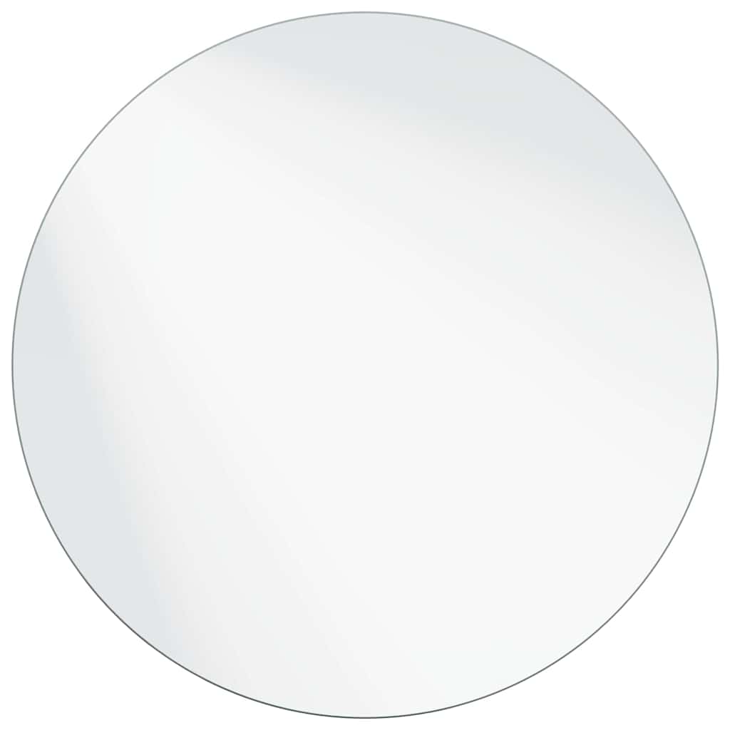 vidaXL Lustro ścienne Okrągły Ø 50 cm szkło hartowane