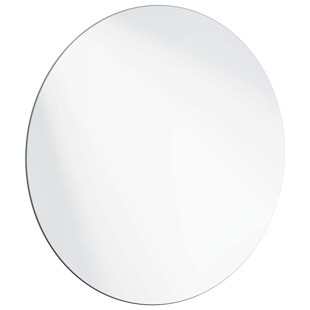 vidaXL Lustro ścienne Okrągły Ø 50 cm szkło hartowane