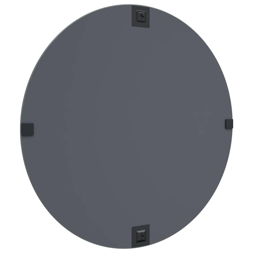 vidaXL Lustro ścienne Okrągły Ø 70 cm szkło hartowane
