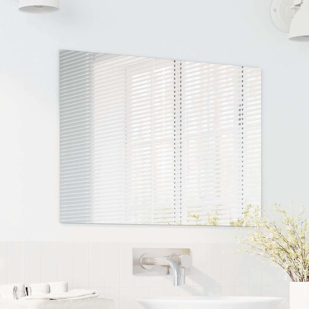 vidaXL Lustro ścienne Prostokątny 70 x 50 cm szkło hartowane