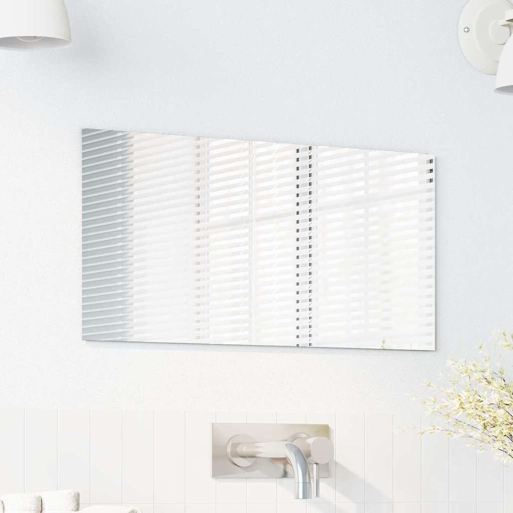 vidaXL Lustro ścienne Prostokątny 30 x 60 cm szkło hartowane