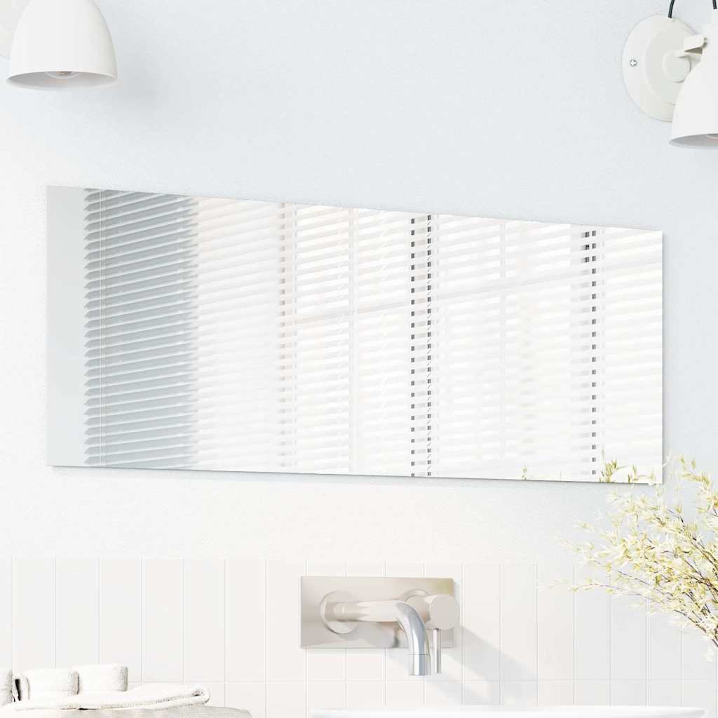 vidaXL Lustro ścienne Prostokątny 30 x 80 cm szkło hartowane