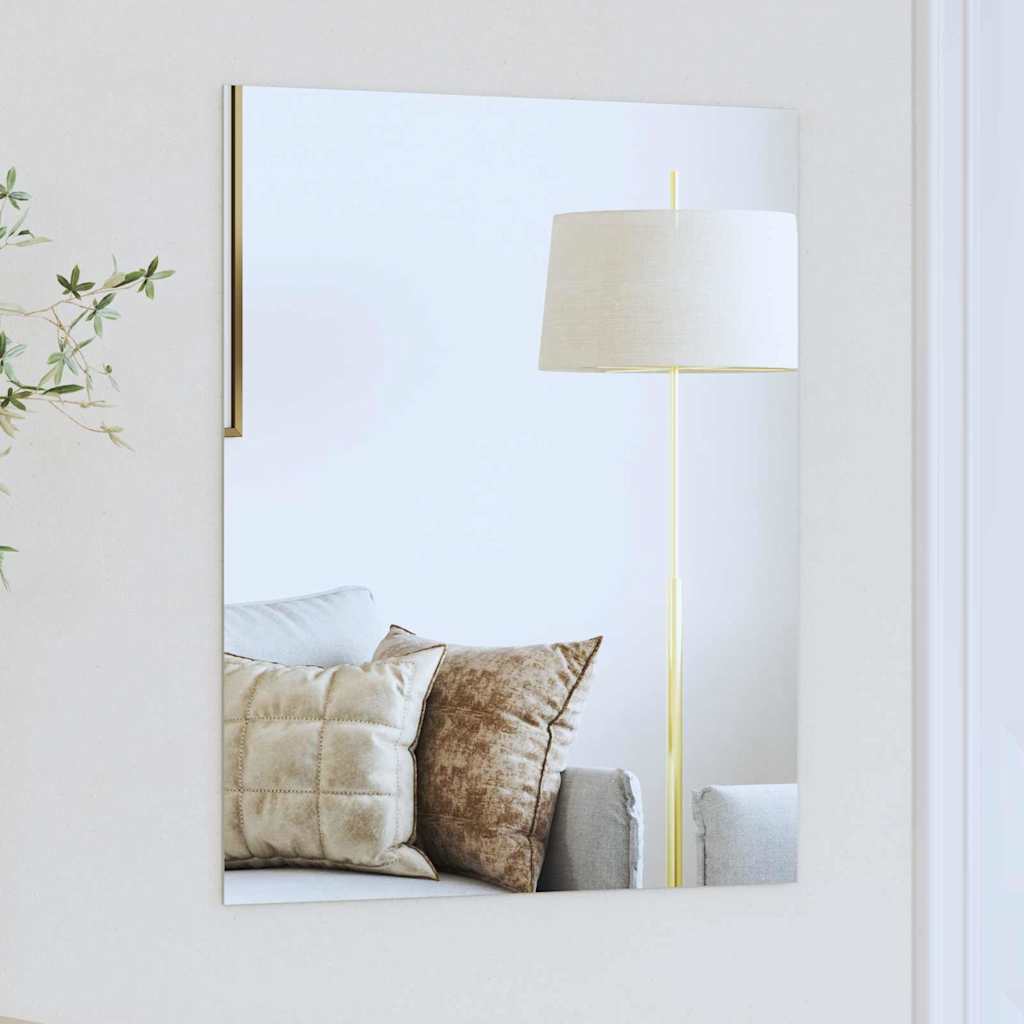 vidaXL Lustro ścienne Prostokątny 50 x 60 cm szkło hartowane