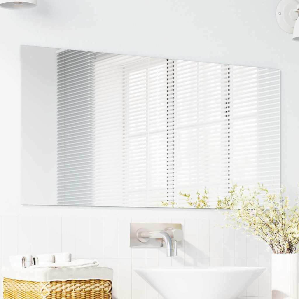 vidaXL Lustro ścienne Prostokątny 50 x 100 cm szkło hartowane