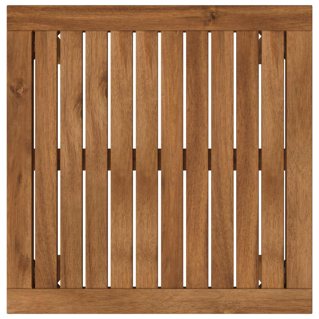 vidaXL Stolik kawowy naturalny 50 x 48,5 x 36 cm Lite Drewno Akacji