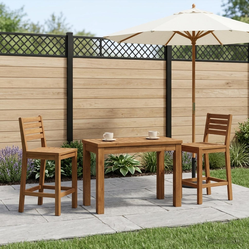 vidaXL Stolik kawowy naturalny 60,5 x 30 x 36 cm Lite Drewno Akacji