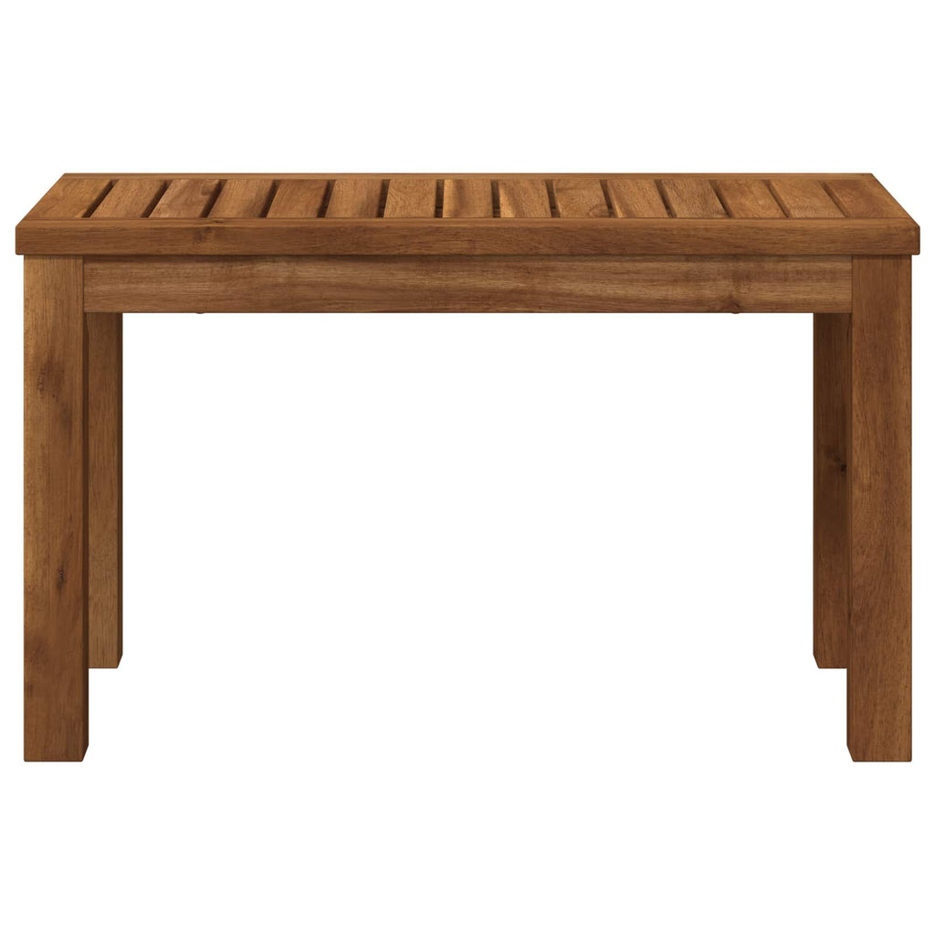 vidaXL Stolik kawowy naturalny 60,5 x 30 x 36 cm Lite Drewno Akacji