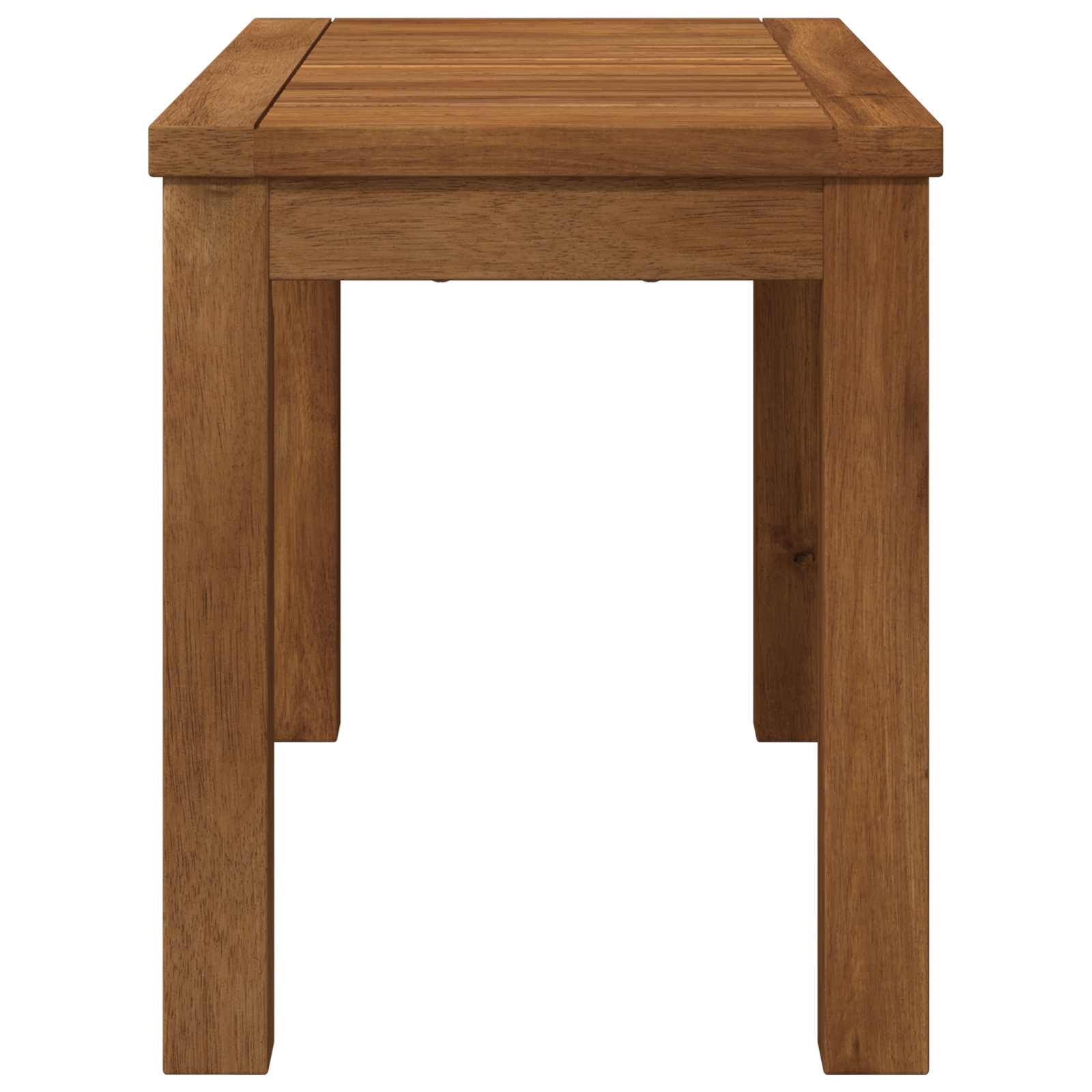 vidaXL Stolik kawowy naturalny 60,5 x 30 x 36 cm Lite Drewno Akacji