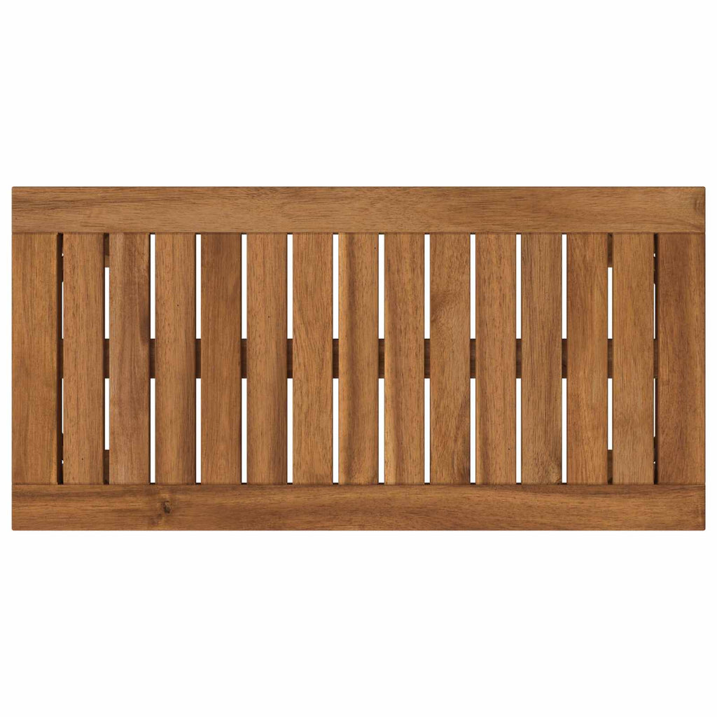 vidaXL Stolik kawowy naturalny 60,5 x 30 x 36 cm Lite Drewno Akacji