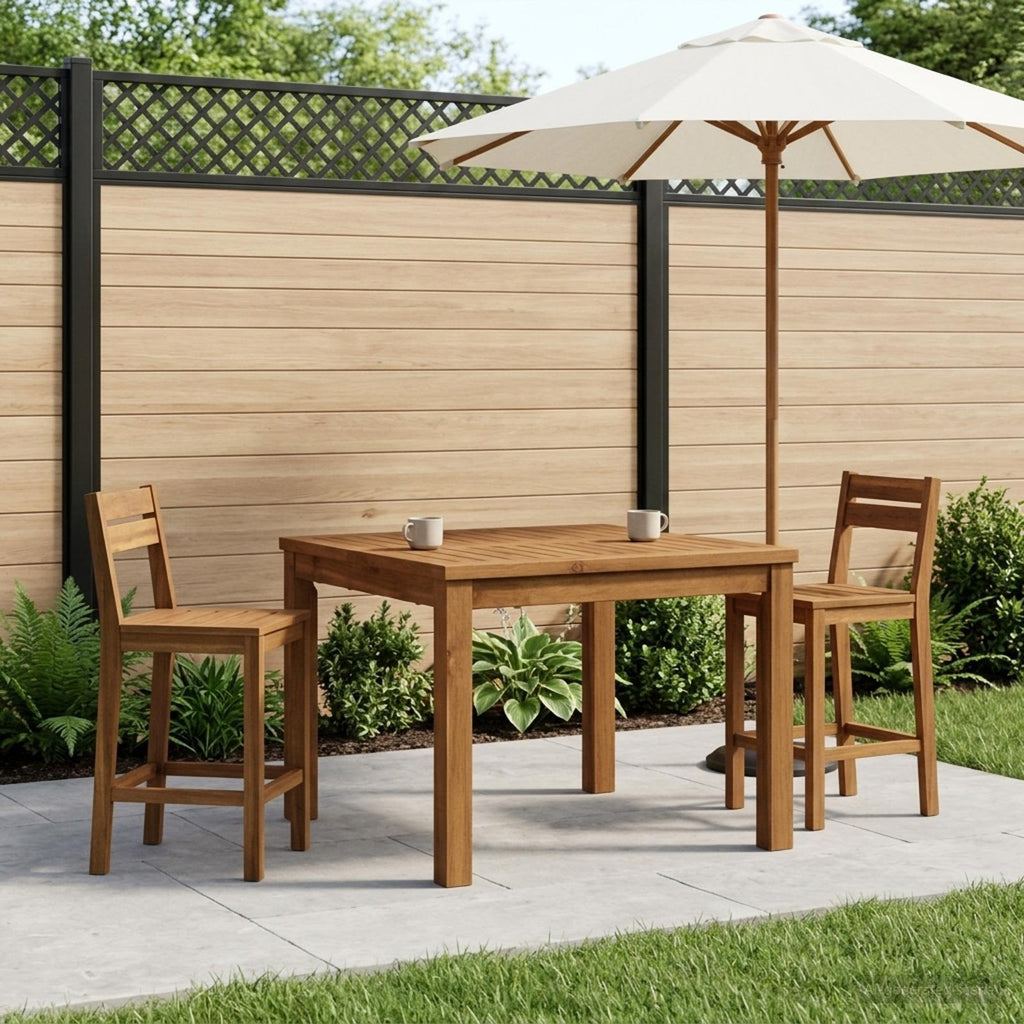 vidaXL Stolik kawowy naturalny 60 x 60,5 x 36 cm Lite Drewno Akacji