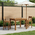 vidaXL Stolik kawowy naturalny 60 x 60,5 x 36 cm Lite Drewno Akacji