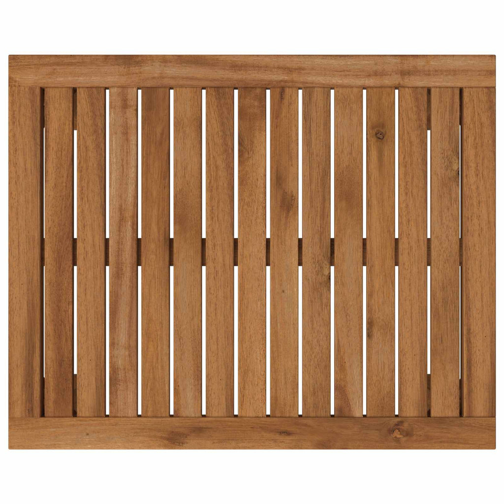 vidaXL Stolik kawowy naturalny 50 x 60,5 x 36 cm Lite Drewno Akacji