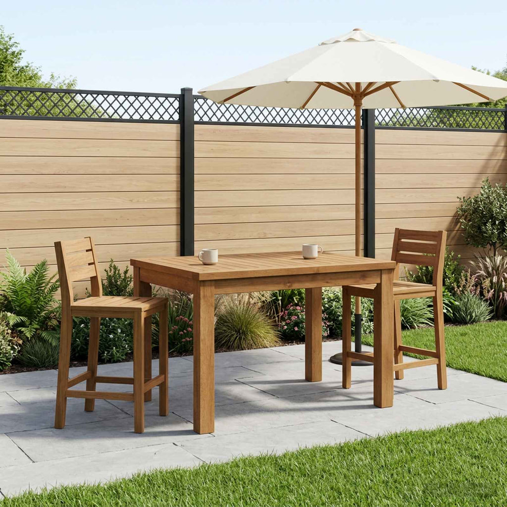 vidaXL Stolik kawowy naturalny 50 x 68,5 x 36 cm Lite Drewno Akacji