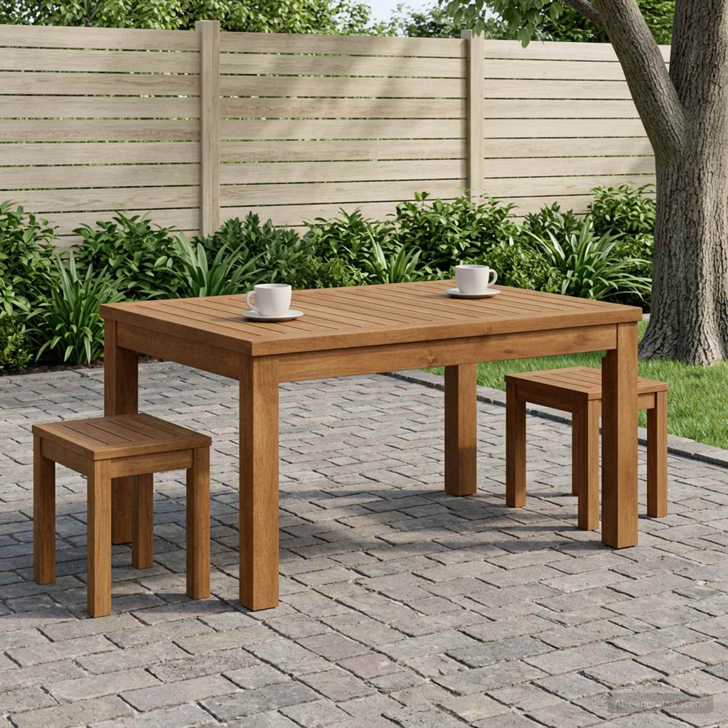 vidaXL Stolik kawowy naturalny 50 x 68,5 x 36 cm Lite Drewno Akacji