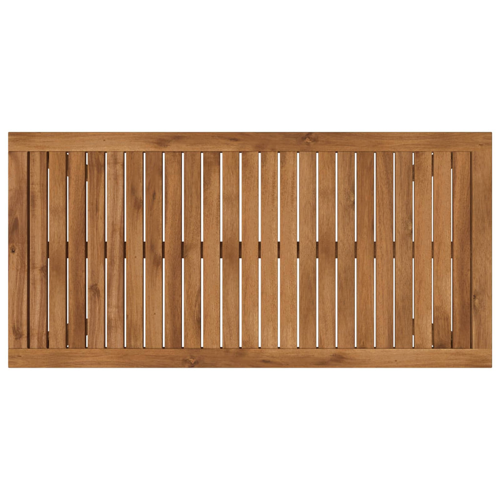vidaXL Stolik kawowy naturalny 50 x 100,5 x 45 cm Lite Drewno Akacji
