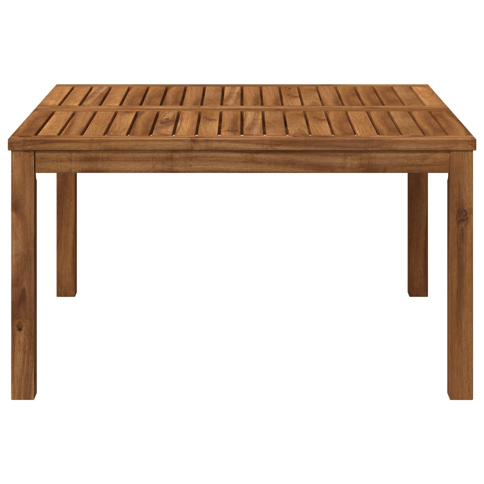 vidaXL Stolik kawowy naturalny 80 x 80,5 x 45 cm Lite Drewno Akacji