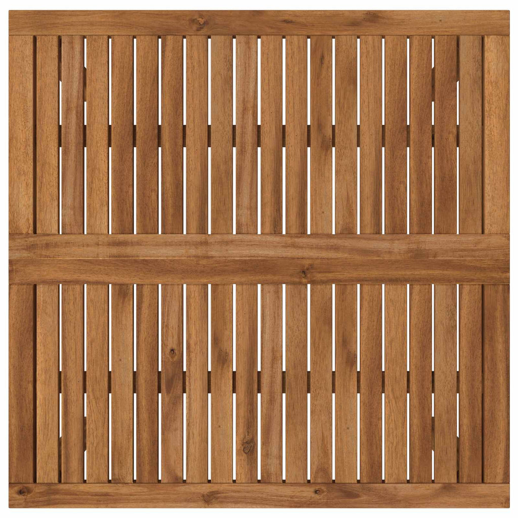 vidaXL Stolik kawowy naturalny 80 x 80,5 x 45 cm Lite Drewno Akacji
