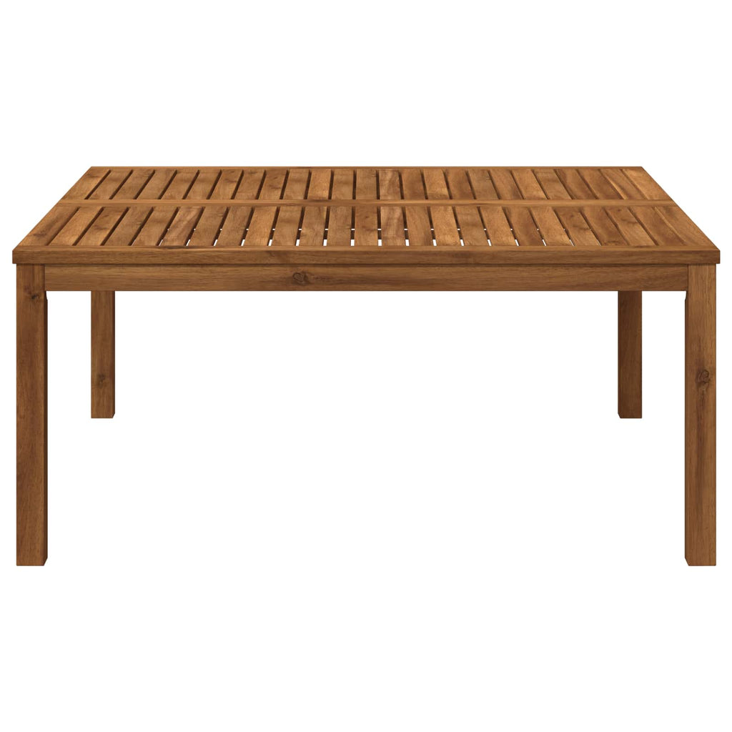 vidaXL Stolik kawowy naturalny 100 x 100,5 x 45 cm Lite Drewno Akacji