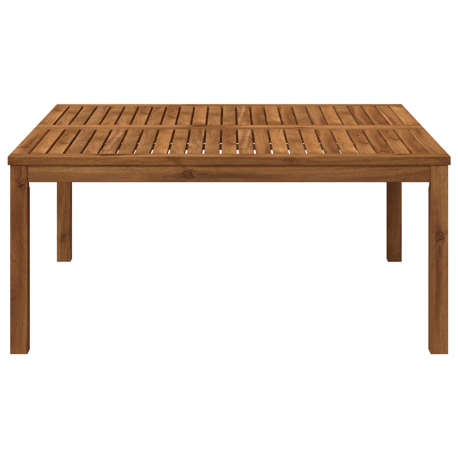 vidaXL Stolik kawowy naturalny 100 x 100,5 x 45 cm Lite Drewno Akacji