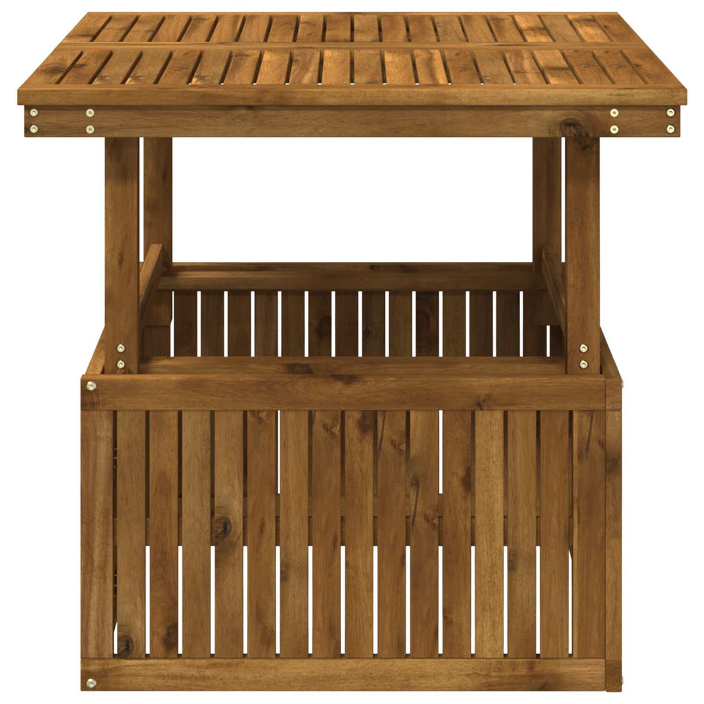 vidaXL naturalny 80,5 x 80 x 75/44,5 cm