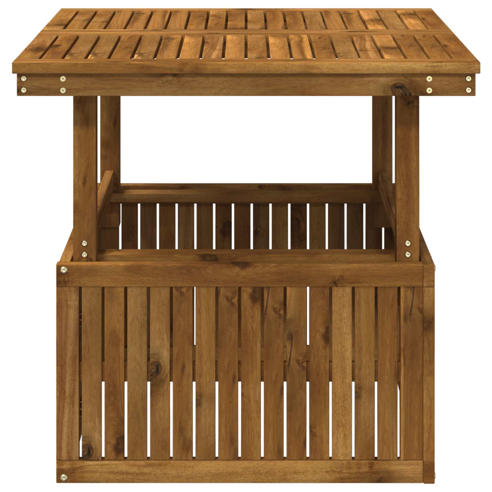 vidaXL naturalny 80,5 x 80 x 75/44,5 cm