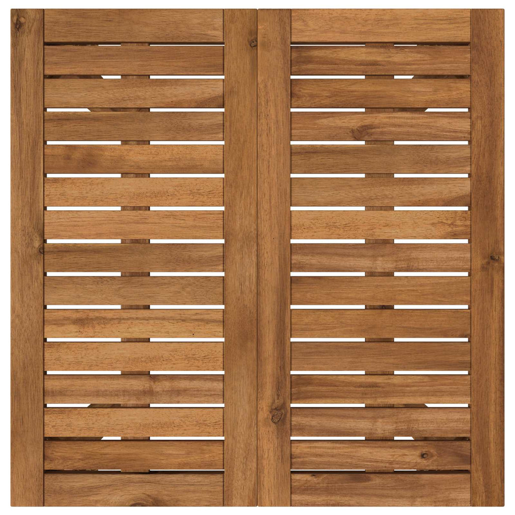 vidaXL Stół do kolacji w ogrodzie naturalny 60 x 60,5 x 75 cm