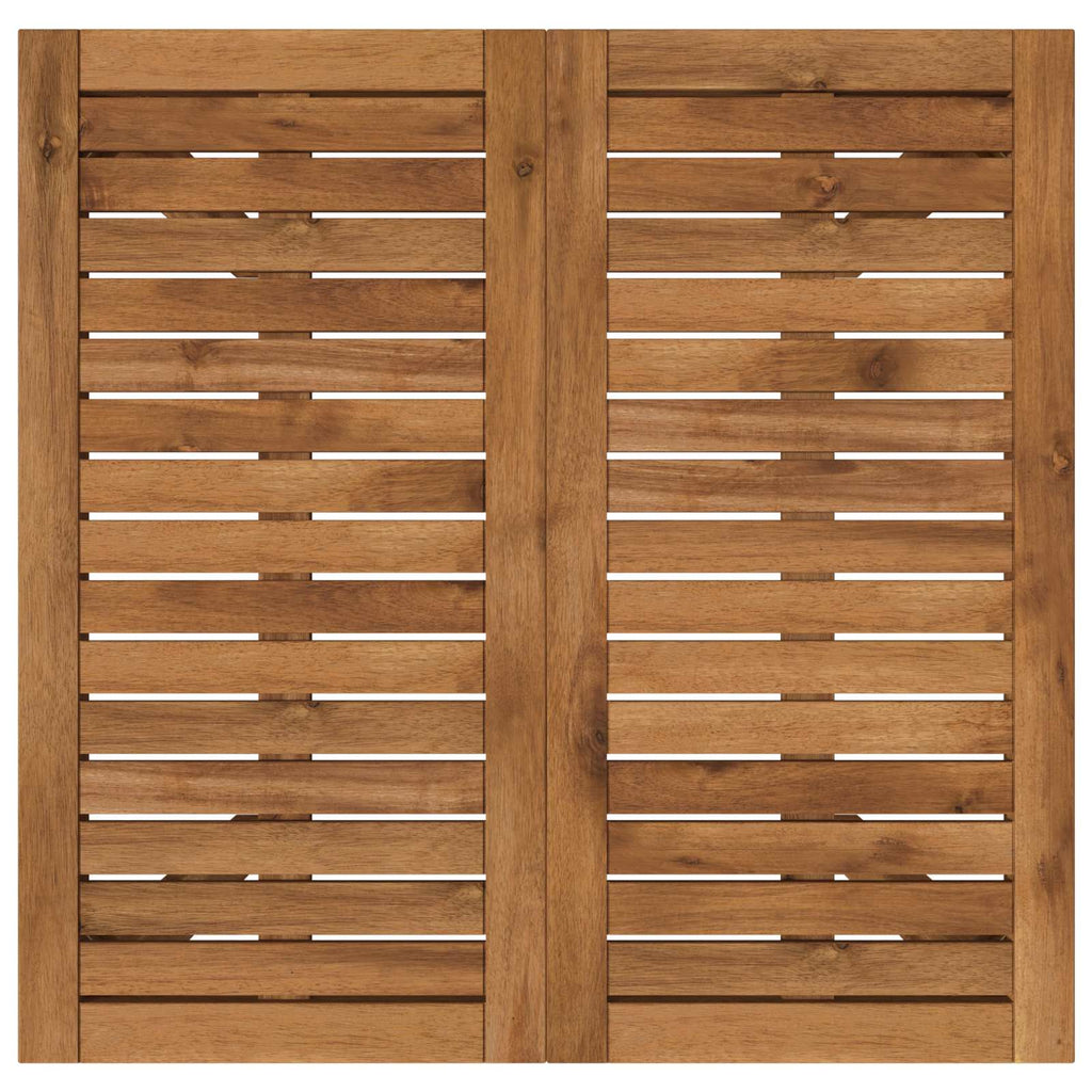 vidaXL Stół do kolacji w ogrodzie naturalny 70 x 68,5 x 75 cm