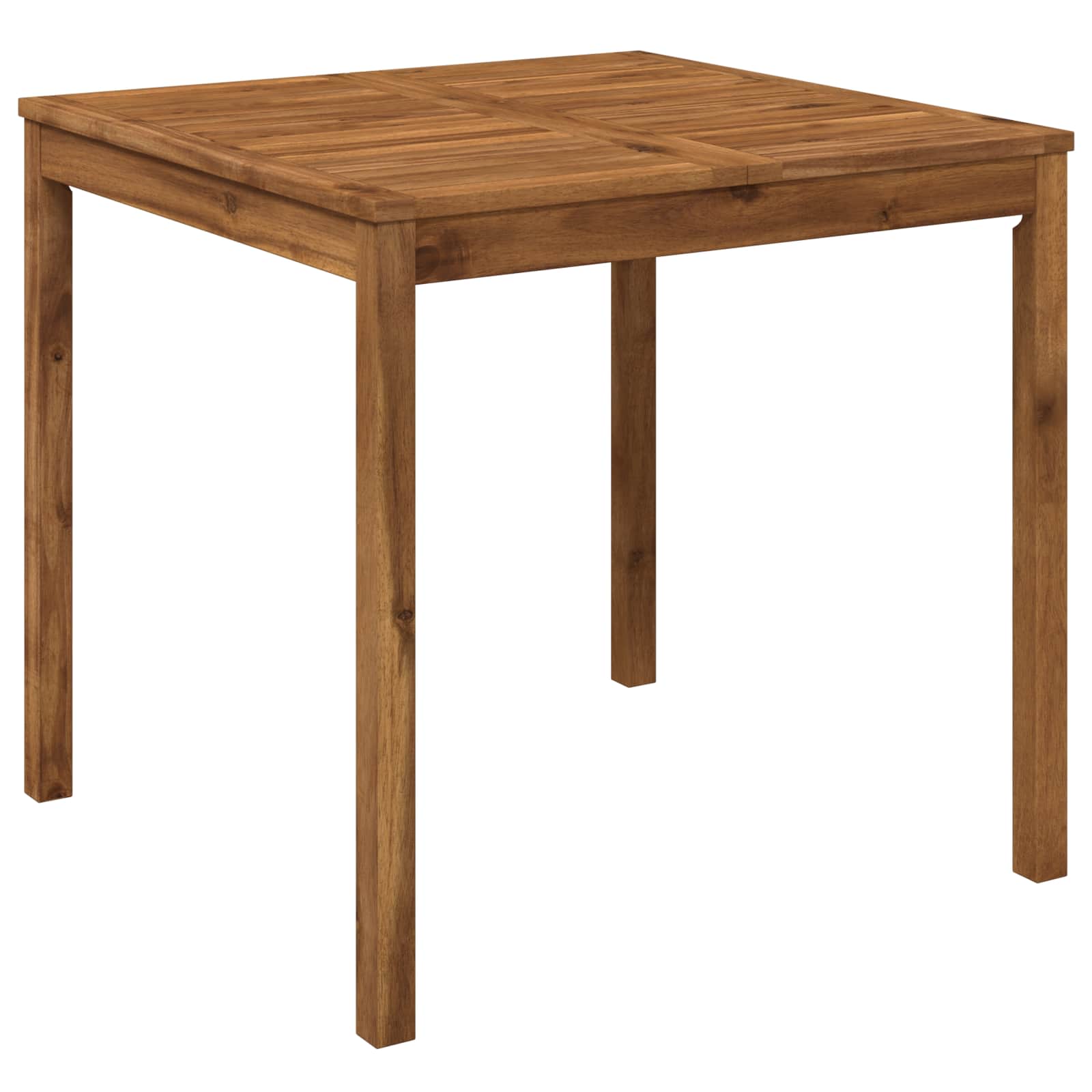 vidaXL Stół do kolacji w ogrodzie naturalny 80 x 80,5 x 75 cm