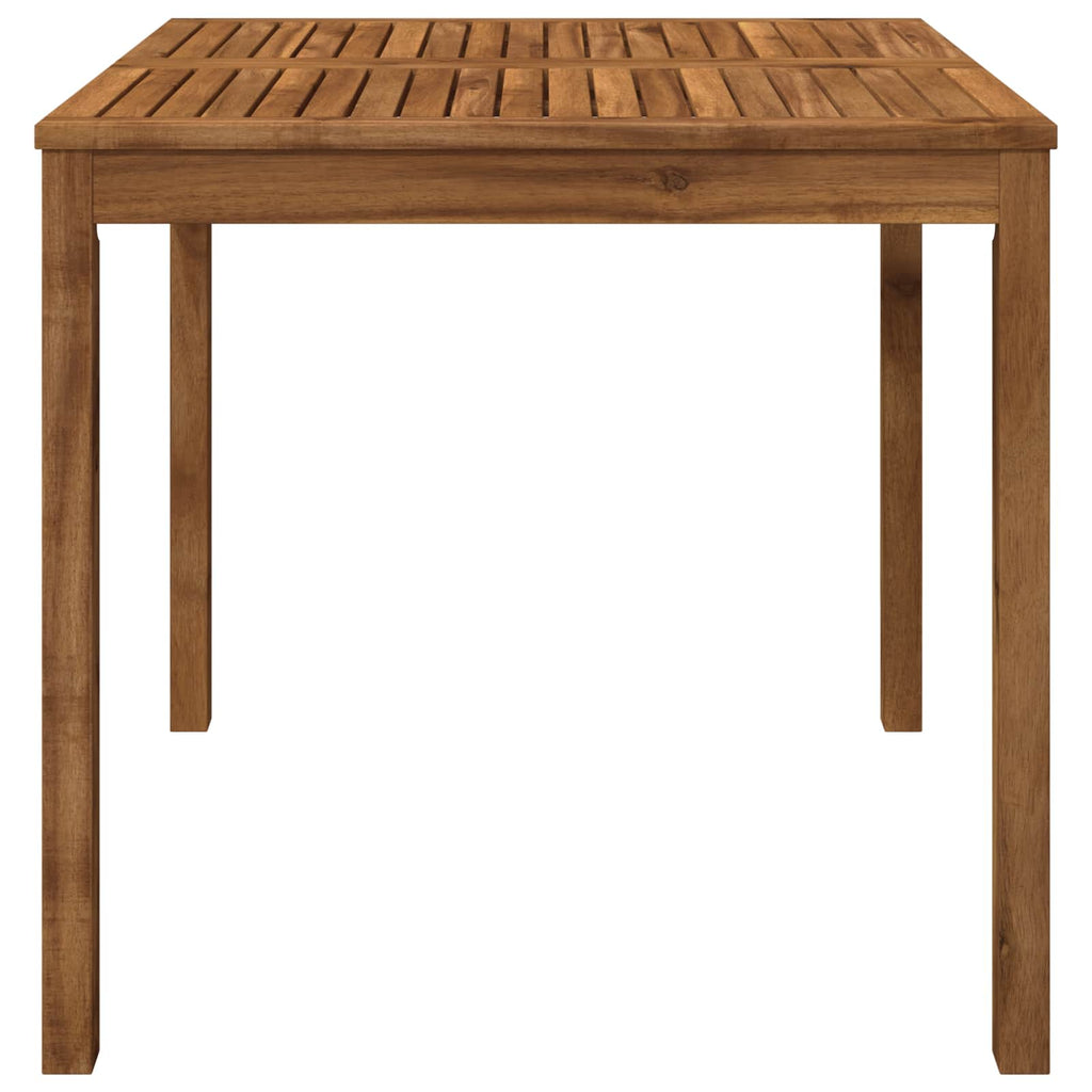 vidaXL Stół do kolacji w ogrodzie naturalny 80 x 80,5 x 75 cm