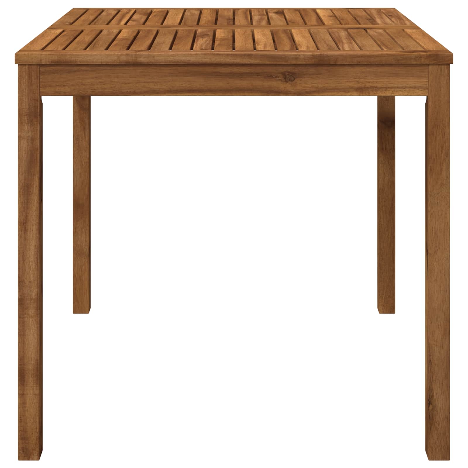 vidaXL Stół do kolacji w ogrodzie naturalny 80 x 80,5 x 75 cm