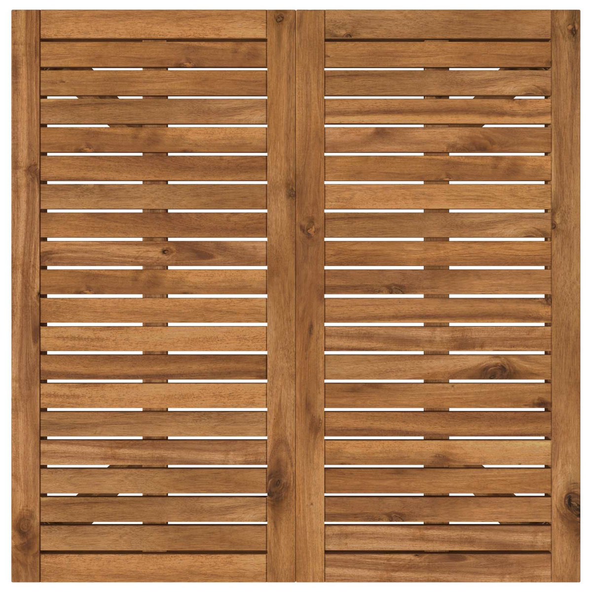 vidaXL Stół do kolacji w ogrodzie naturalny 80 x 80,5 x 75 cm