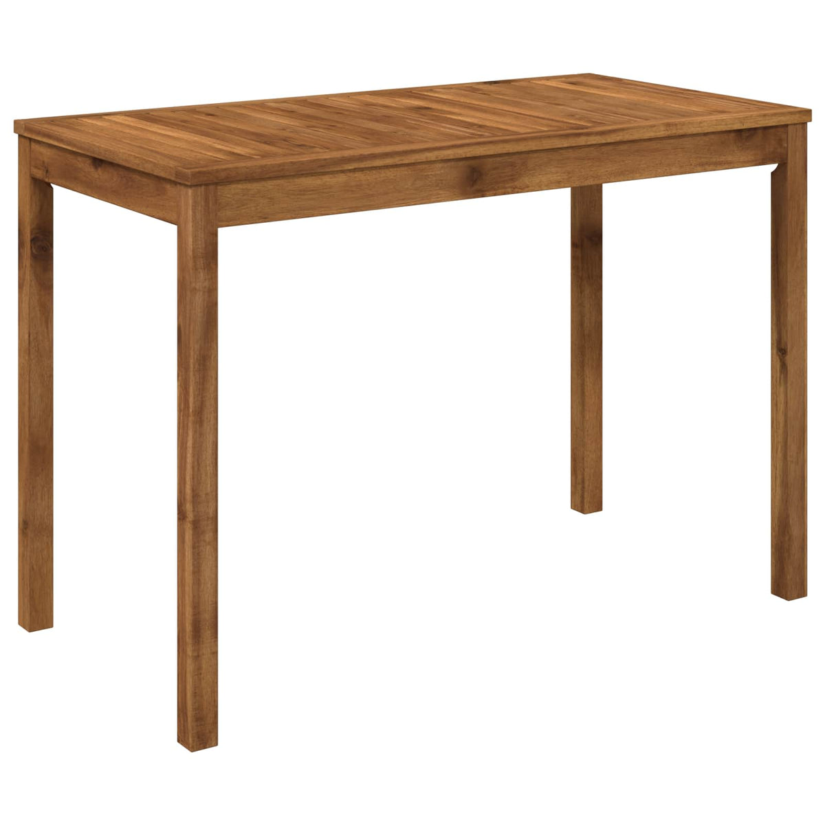 vidaXL Stół do kolacji w ogrodzie naturalny 108,5 x 55 x 75 cm