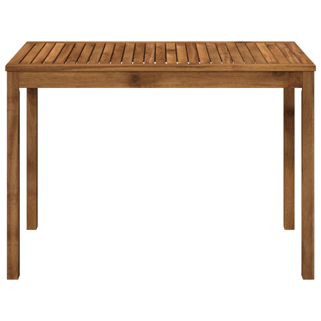 vidaXL Stół do kolacji w ogrodzie naturalny 108,5 x 55 x 75 cm