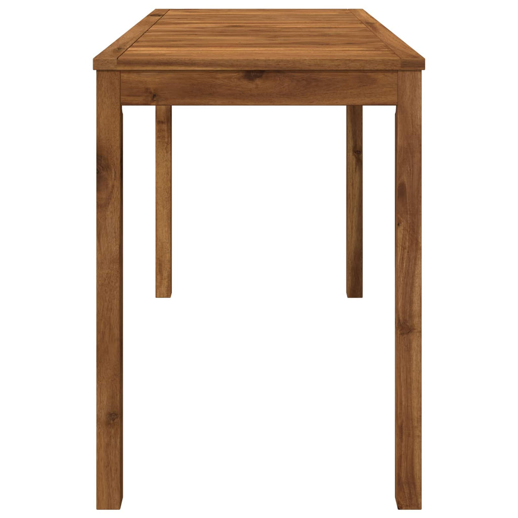 vidaXL Stół do kolacji w ogrodzie naturalny 108,5 x 55 x 75 cm